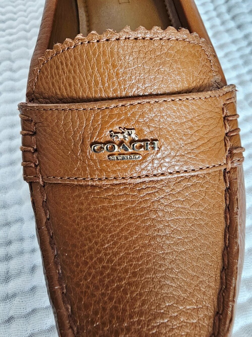 Coach Odette Moccasin Loafer | British Tan Leather | Sz 8 | NWOT - Picture 4 of 10
